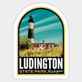 Ludington State Park Michigan Sticker